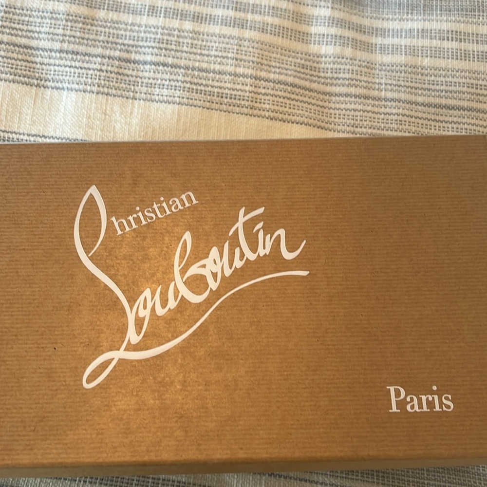 Christian Louboutin Women's Tan Leather Ballet Flats - Picture 7 of 8